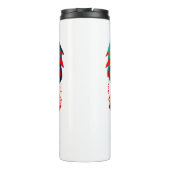 Spiritual Elephant with Red Feathers Thermosbecher (Rückseite)