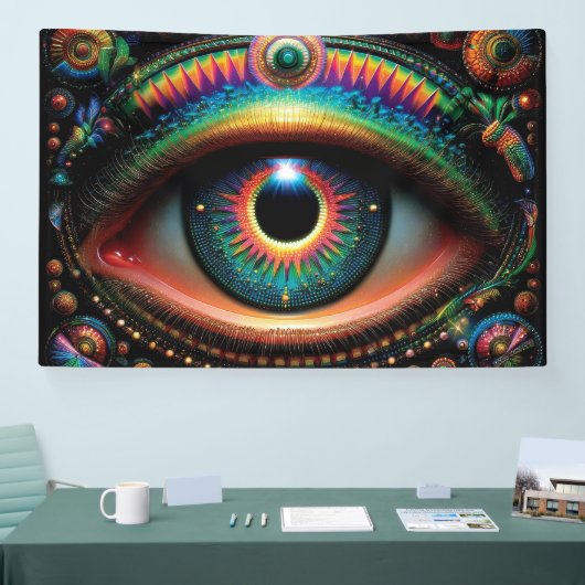 Spiritual Energie Heiler Reiki vinyl banner (Messe)