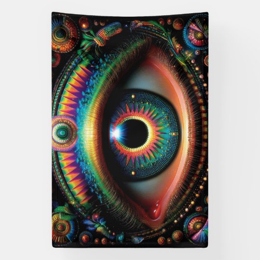 Spiritual Energie Heiler Reiki vinyl banner (Vertikal)