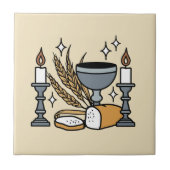 Spiritual Faith and Grace – Uplifting Christian Fliese (Vorderseite)