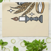 Spiritual Faith and Grace – Uplifting Christian Geschirrtuch (Gefaltet)