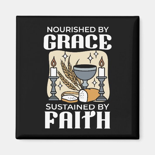 Spiritual Faith and Grace – Uplifting Christian Magnet (Vorne)