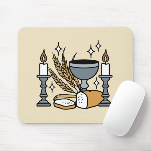Spiritual Faith and Grace – Uplifting Christian Mousepad (Mit Mouse)