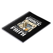 Spiritual Faith and Grace – Uplifting Christian Notizblock (Linke Seite)