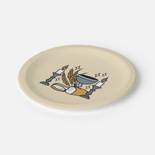 Spiritual Faith and Grace – Uplifting Christian Pappteller (Schrägansicht)