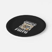 Spiritual Faith and Grace – Uplifting Christian Pappteller (Schrägansicht)