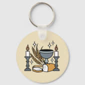 Spiritual Faith and Grace – Uplifting Christian Schlüsselanhänger (Vorderseite)