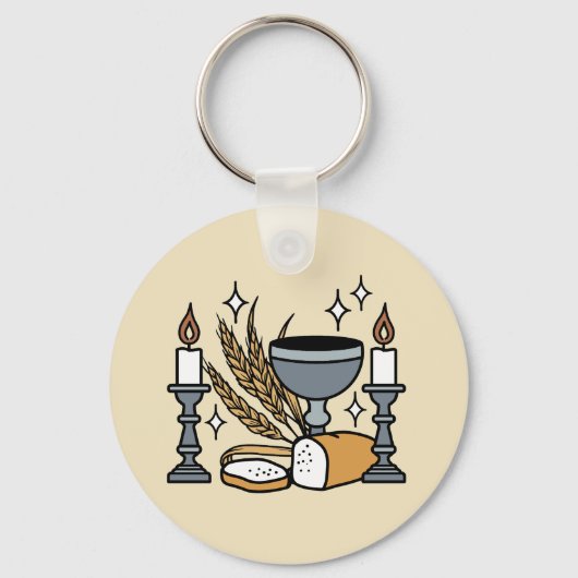 Spiritual Faith and Grace – Uplifting Christian Schlüsselanhänger (Vorderseite)