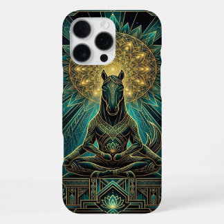Spiritual Gold Teal iPhone 16 Pro Max Case Hülle