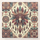 Spiritual Guidance  Glasuntersetzer (Vorderseite)