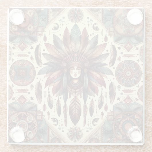 Spiritual Guidance  Glasuntersetzer (Rückseite)