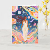 spiritual happy birthday karte (Gelbe Blume)