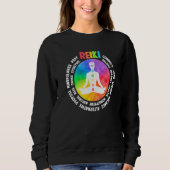 Spiritual Healing Holistic Healer Meditation Chakr Sweatshirt (Vorderseite)