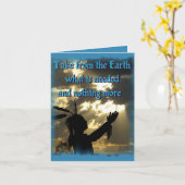 Spiritual Indian Karte (Gelbe Blume)