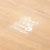 Spiritual Living Testimony Faith and Grace Quote Acryleinladungen (Ablage )