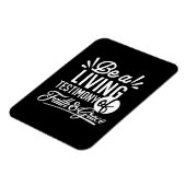 Spiritual Living Testimony Faith and Grace Quote Magnet (Linke Seite)