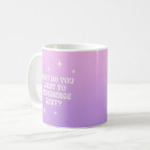 Spiritual Motivation Manifestation Quote Mug Kaffeetasse (Vorderseite Links)