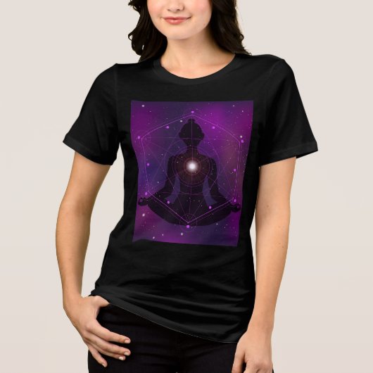 Spiritual mystic zen. Tri-Blend shirt (Vorderseite)