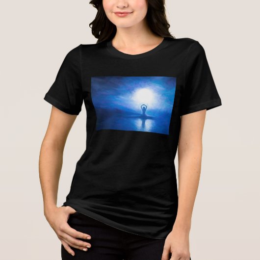 Spiritual mystic zen Tri-Blend shirt (Vorderseite)