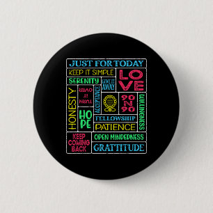 Spiritual Narcotics Anonymous Garten Button