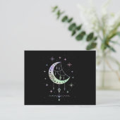 Spiritual Pastel Goth Moon Witchy Postkarte (Stehend Vorderseite)