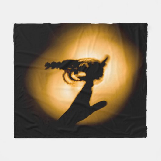 Spiritual Rosary Tasbeeh Fleecedecke (Vorderseite (Horizontal))