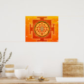 Spiritual Shree Yantra Poster (Küche)