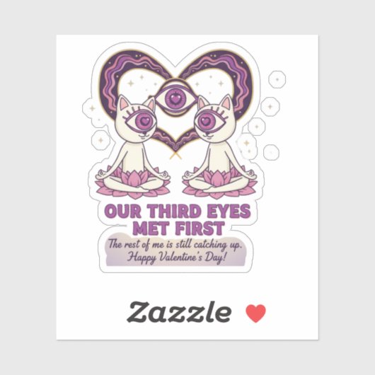 spiritual valentine's day aufkleber (Blatt)