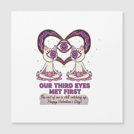 spiritual valentine's day magnetkarte (Vorderseite)