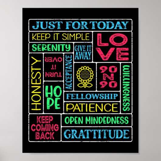 Spiritualer Drogenanonymous Garten  Poster (Vorne)