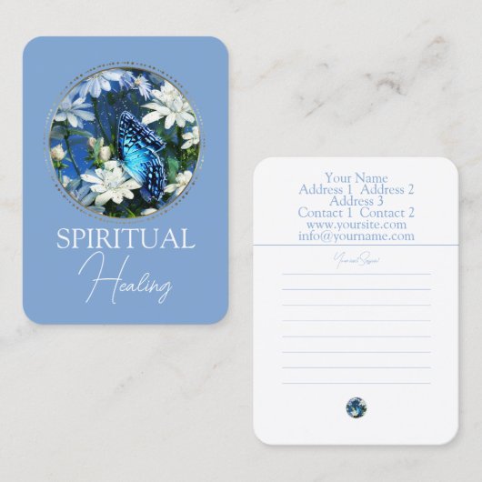 SPIRITUALISIERUNG - Visitenkarte (Vorne/Hinten)
