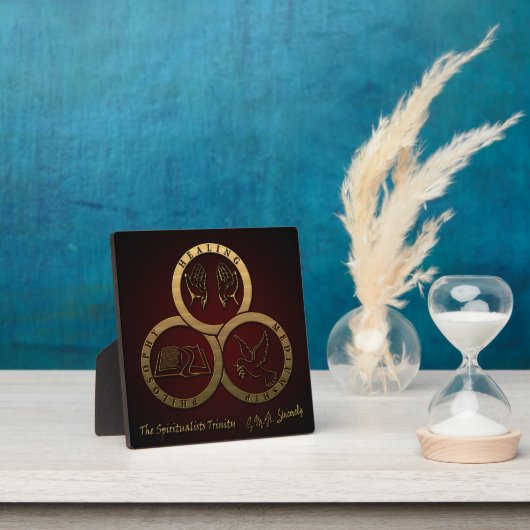 Spiritualists Trinity Plaque Fotoplatte (InSitu)