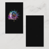 Spiritualität Galaxy Sun Moon Visitenkarte (Vorne/Hinten)