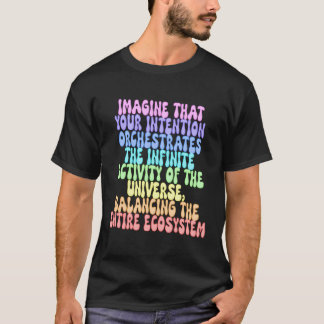 Spiritualität Zitat Regenbogen T-Shirt