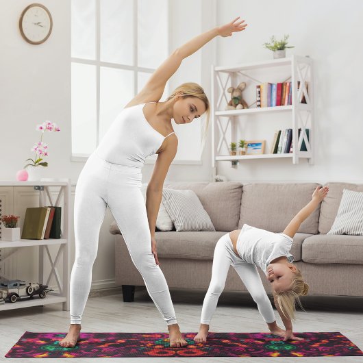 spirituell abstrakt yogamatte