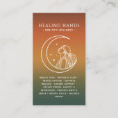 Spirituell/Alternative Wellness-Goddess Moon Heale Visitenkarte (Vorderseite)