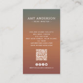 Spirituell/Alternative Wellness Heilung Celestie Visitenkarte (Rückseite)