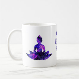 Spirituell Lila Lotus Yoga Nam Myoho Renge Kyo Kaffeetasse