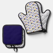 spirituell ofenhandschuh & Topflappen-Set (Vorderseite/Rückseite)