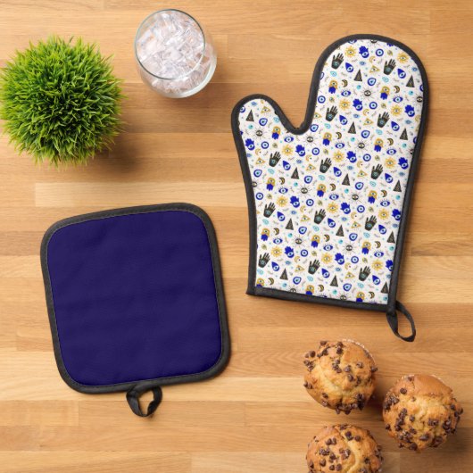 spirituell ofenhandschuh & Topflappen-Set (Oben Unten)