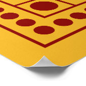 Spirituell Sri Yantra Poster (Ecke)