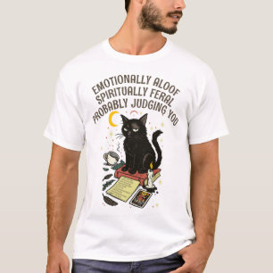 Spirituell verwilderte Katze: Emotional distanzier T-Shirt