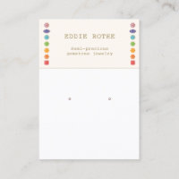 Spirituelle 7 Chakra Earring Juwelier Display