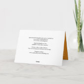 Spirituelle Akzeptanz eines Kurses in Wunder Card Karte (Rückseite)