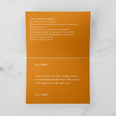 Spirituelle Akzeptanz eines Kurses in Wunder Card Karte (Innenseite)