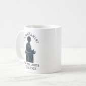 Spirituelle Alien Monk Kaffeetasse (Vorderseite Links)