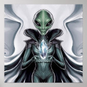 Spirituelle Alien Poster (Vorne)