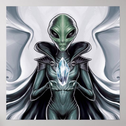 Spirituelle Alien Poster (Vorne)