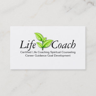 Spirituelle Beratung für Green Life Coach Visitenkarte