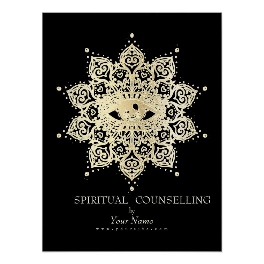 Spirituelle Beratung, Psychisch, Tarot - Poster (Vorderseite)